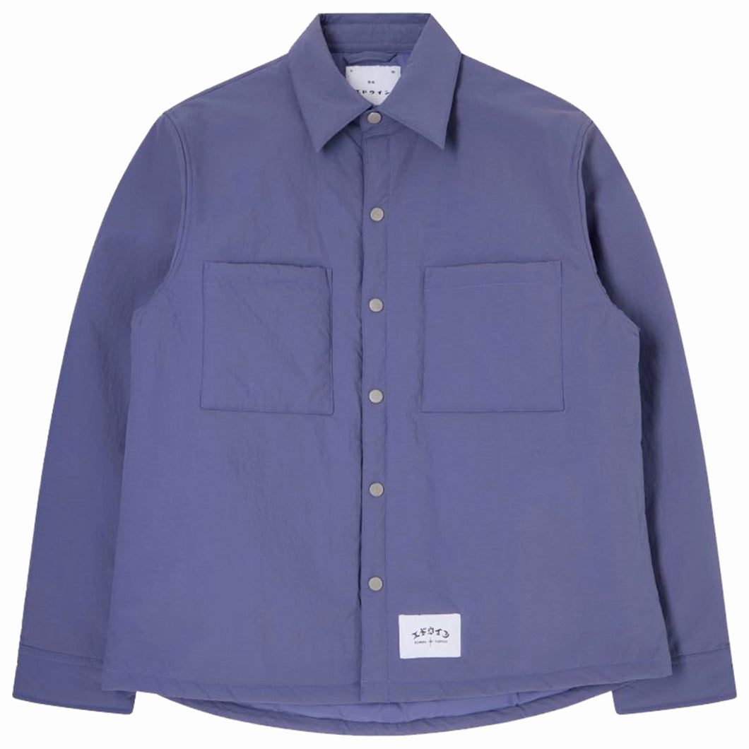 Edwin Sphere Padded Overshirt Heron