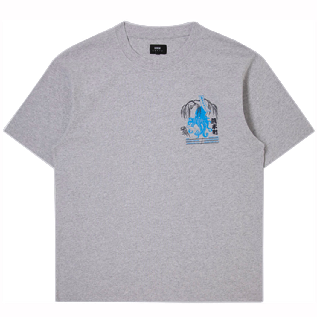 Edwin Drink Mood T-Shirt Grey Marl