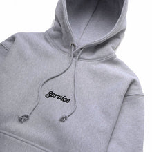 Load image into Gallery viewer, Service Works Service Embroidered Hoodie Grey
