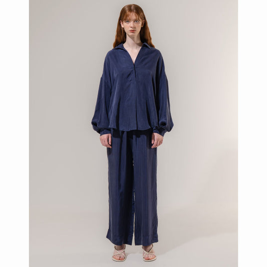 Emin+Paul Fluid Trousers Navy