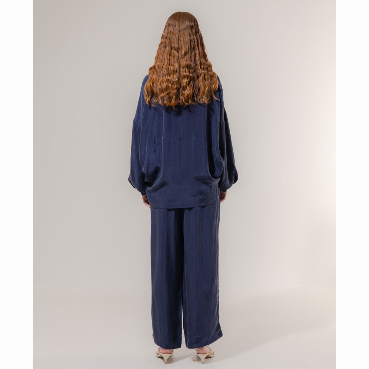 Emin+Paul Fluid Trousers Navy