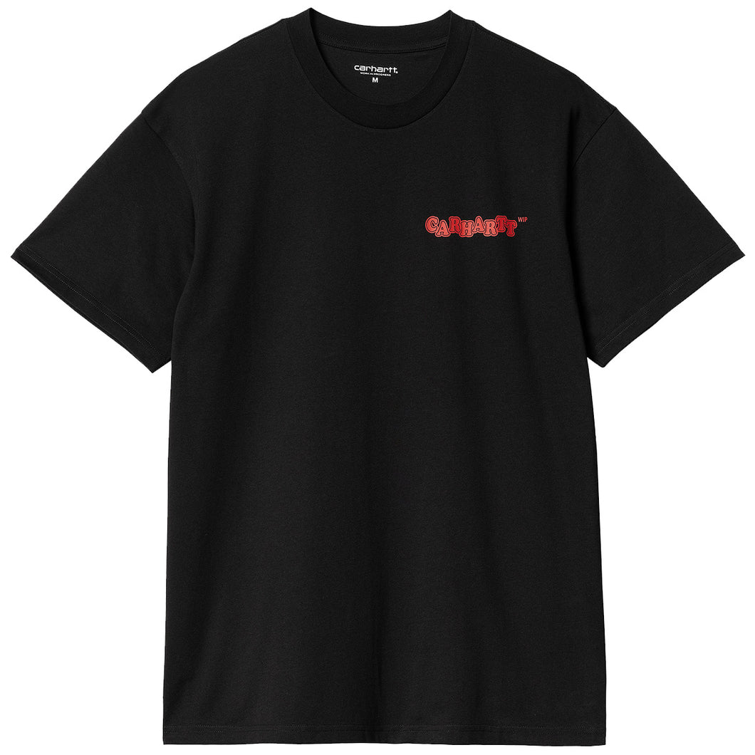 Carhartt WIP S/S Fast Food T-Shirt Black