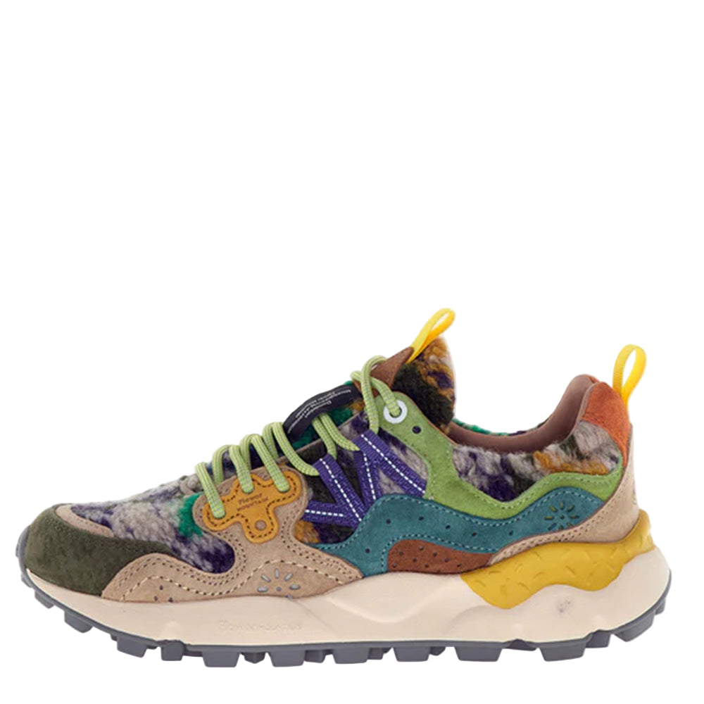 Flower Mountain W' Yamano 3 Suede / Nylon - Grey / Taupe / Dark Green