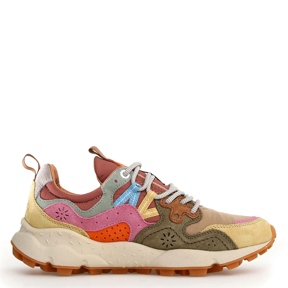 Flower Mountain W' Yamano 3 Suede / Nylon - Cream / Taupe / Military