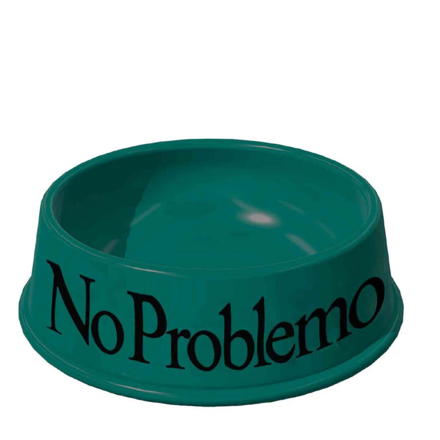 No Problemo Pet Bowl Green