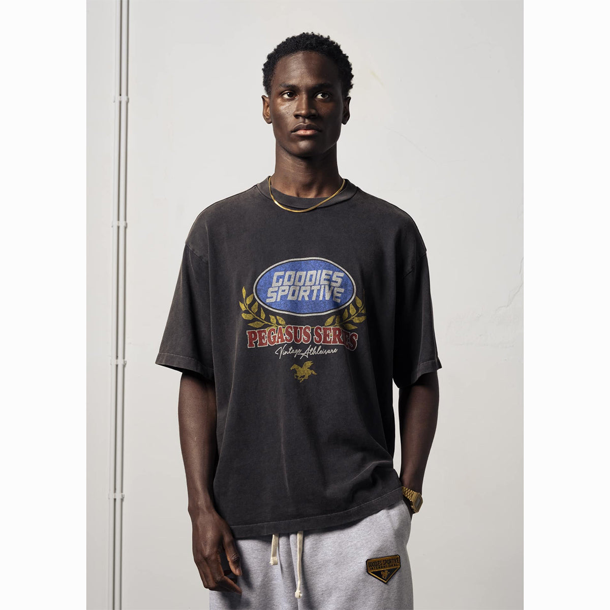 Goodies Sportive Fadeout Premium Caesar Tee Black