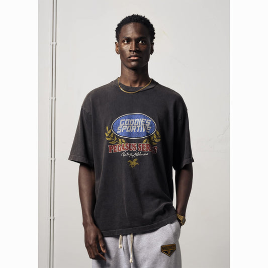 Goodies Sportive Fadeout Premium Caesar Tee Black