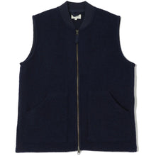 Load image into Gallery viewer, Hartford Knitted Vest Navy
