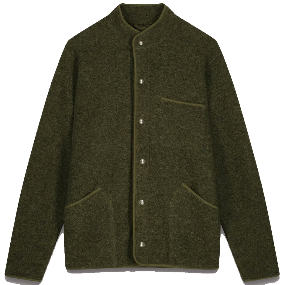 Hartford Knitted Jason Jacket Army