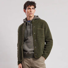 Load image into Gallery viewer, Hartford Knitted Jason Jacket Army
