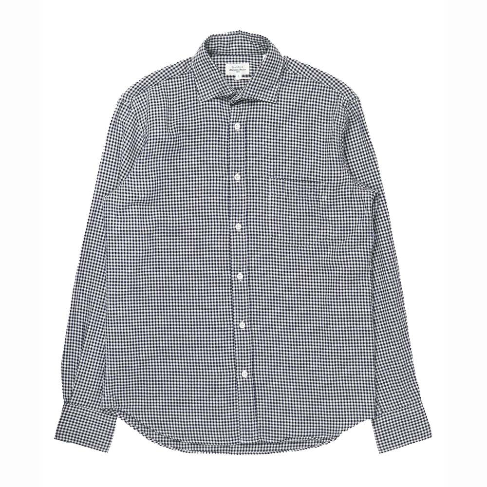 Hartford Paul Check Shirt Navy / ivory