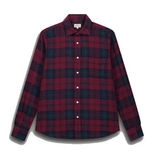 Load image into Gallery viewer, Hartford Paul Plaid Shirt Wine / Green
