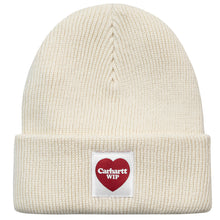 Load image into Gallery viewer, Carhartt WIP Heart Beanie Natural
