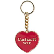 Load image into Gallery viewer, Carhartt WIP Heart Keychain Red
