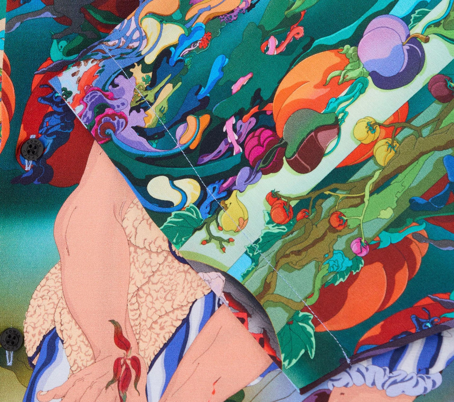 Edwin Hedi & Thami SS Shirt Multicolour