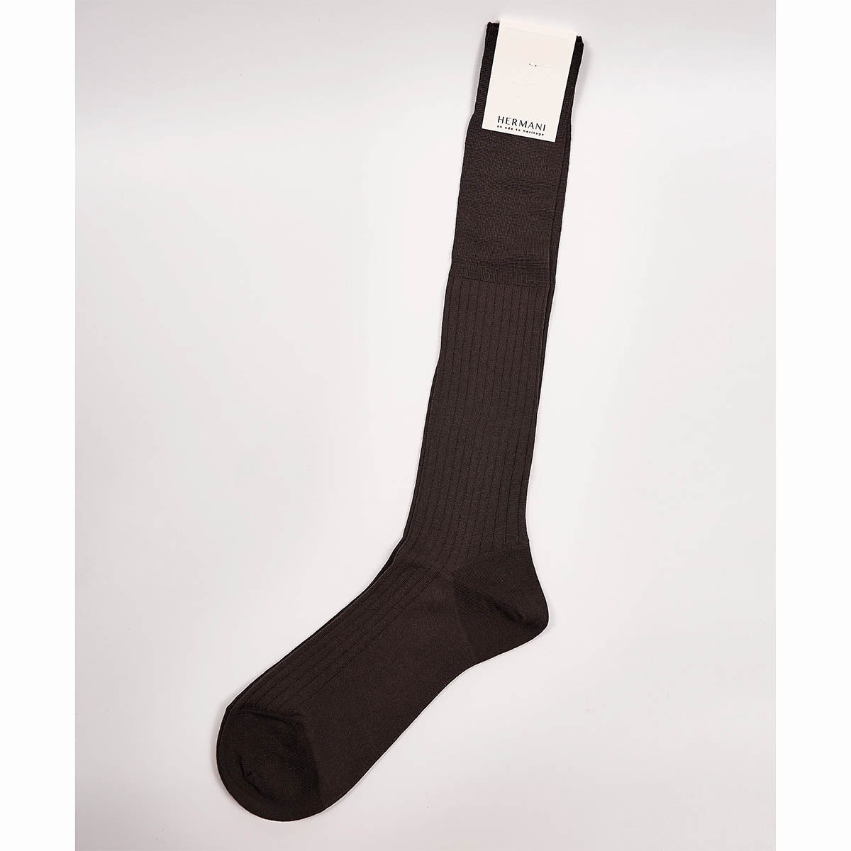 Hermani Merino Wool Knee-High Marrone