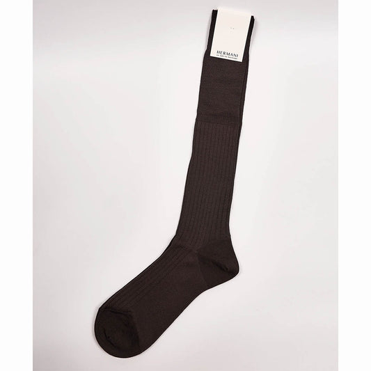 Hermani Merino Wool Knee-High Marrone