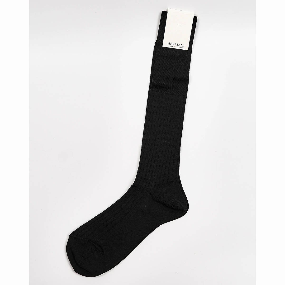 Hermani Merino Wool Knee-High Nero