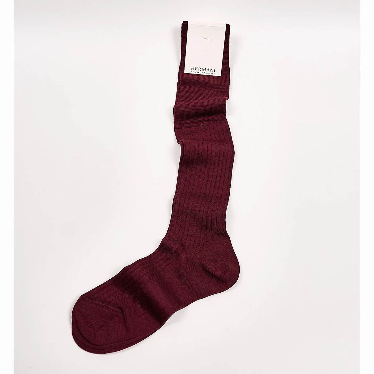 Hermani Merino Wool Knee-High Bordeaux