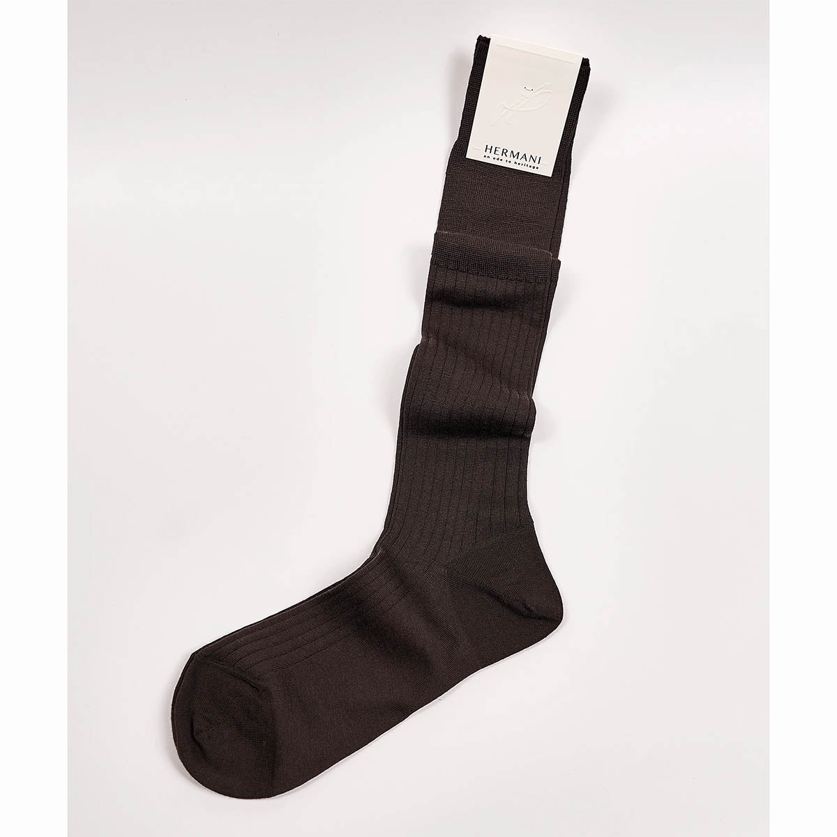 Hermani Merino Wool Knee-High Marrone
