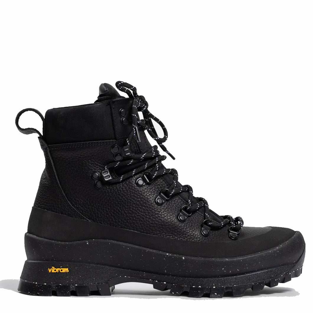 Norse Projects Black Leather Hiking Boot