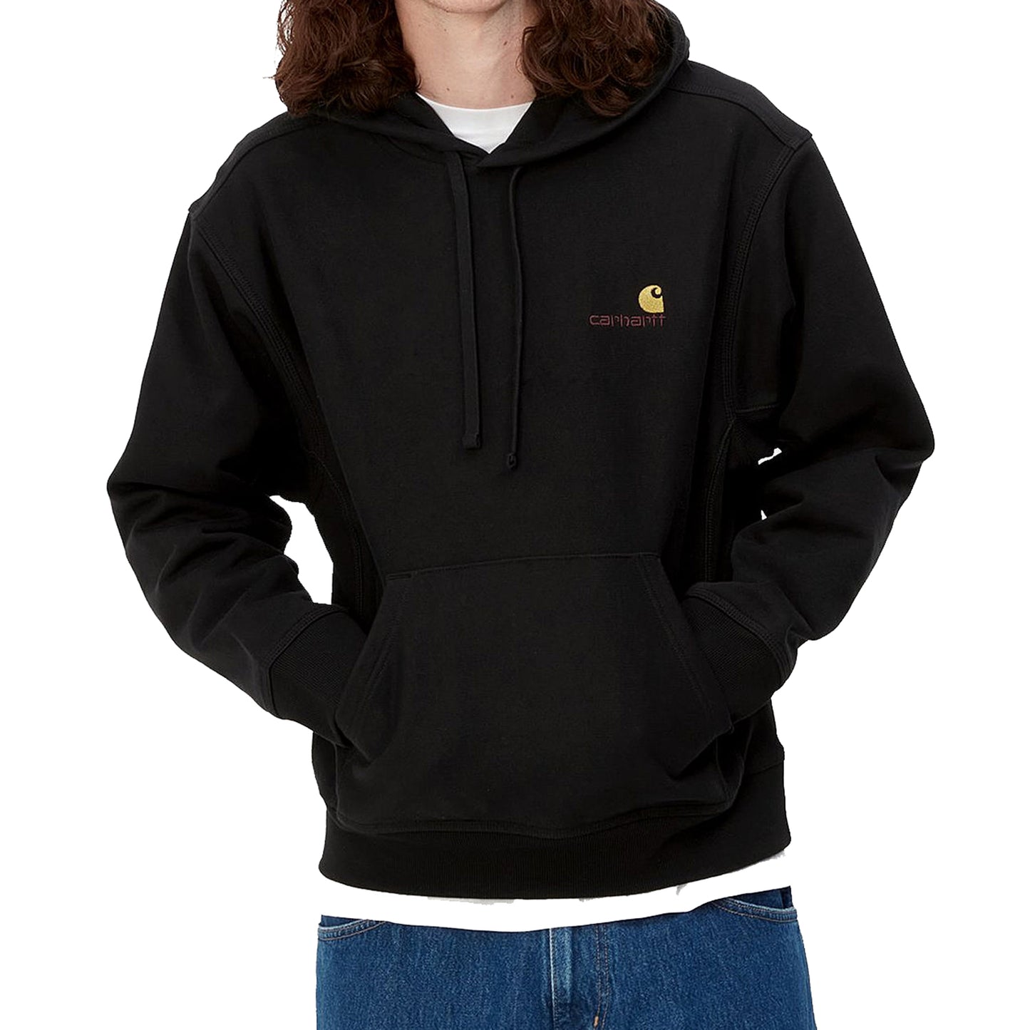Carhartt WIP Hooded American Script Black