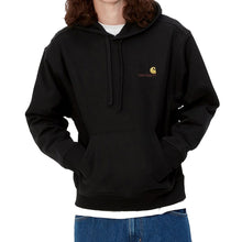 Load image into Gallery viewer, Carhartt WIP Hooded American Script Black
