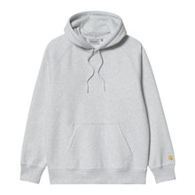 Load image into Gallery viewer, Carhartt WIP Hooded Chase Sweat Ash Heather / Gold
