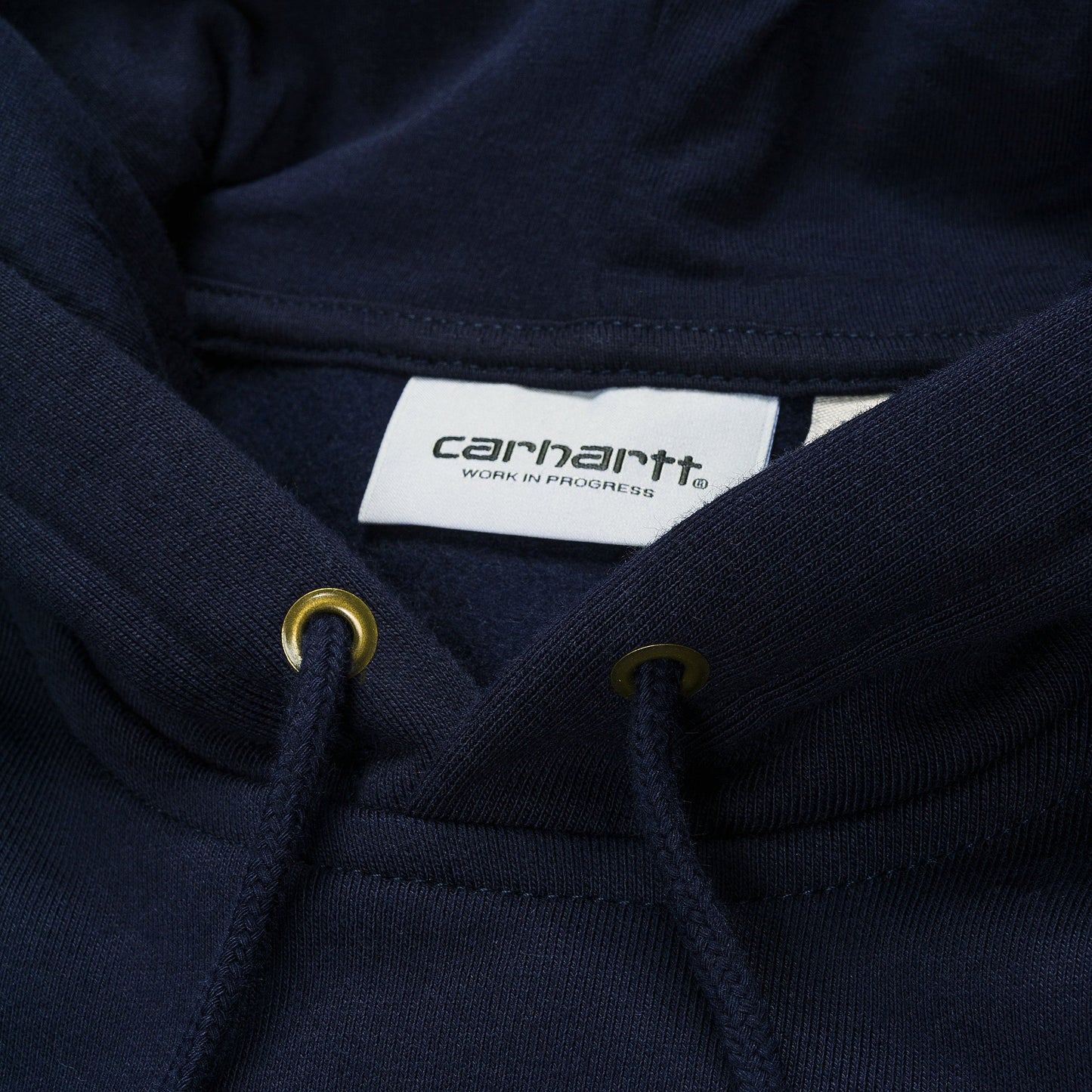 Carhartt WIP Hooded Chase Sweat Dark Navy / Gold