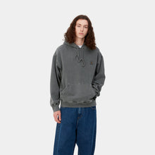 Load image into Gallery viewer, Carhartt WIP Vista Hooded Sweat Black Garment Dyed
