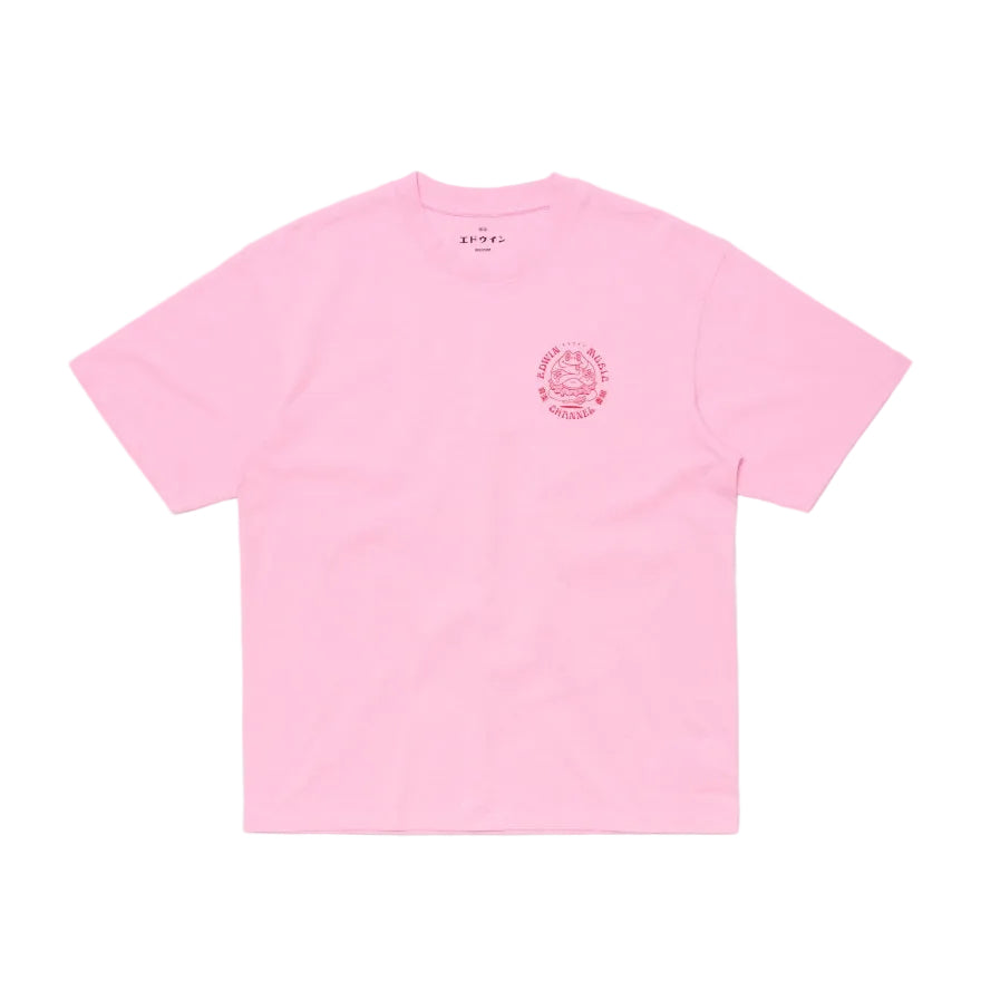 Edwin Music Chanel T-Shirt Begonia Pink