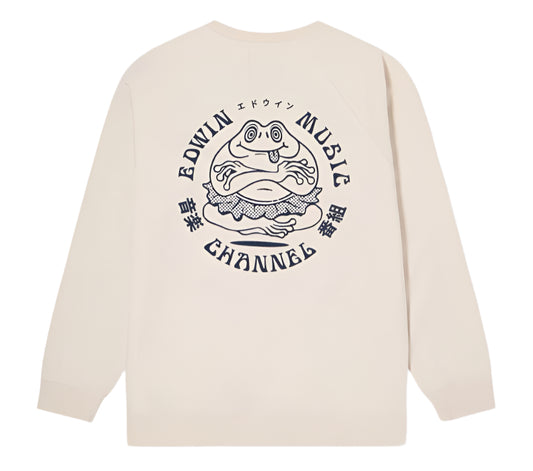 Edwin Music Channel Sweat Whisper White