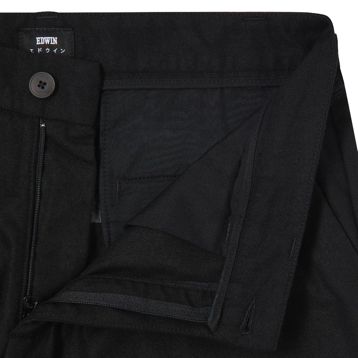 Edwin Eddy Pant Wool Black