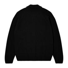 Load image into Gallery viewer, Edwin Mars Polo Cardigan Black
