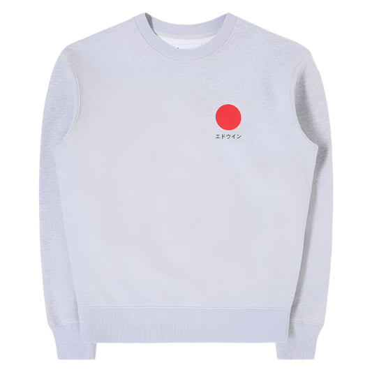 Edwin Japanese Sun Sweat Grey Marl