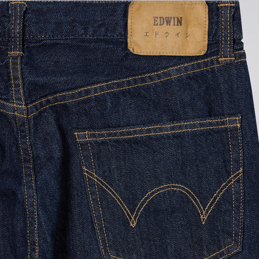 Edwin Regular Straight Kaihara Indigo Lightweight Red Selvage Blue Rinsed