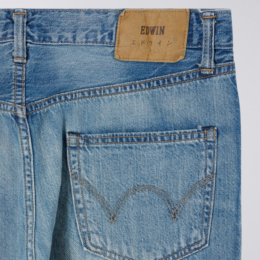 Edwin Regular Straight Kaihara Indigo Lightweight Red Selvage Blue Light Used