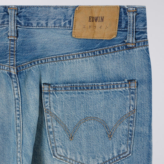 Edwin Regular Straight Kaihara Indigo Lightweight Red Selvage Blue Light Used