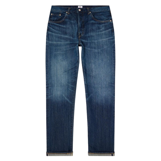 Edwin Regular Straight Kaihara Indigo Blue Dark Used