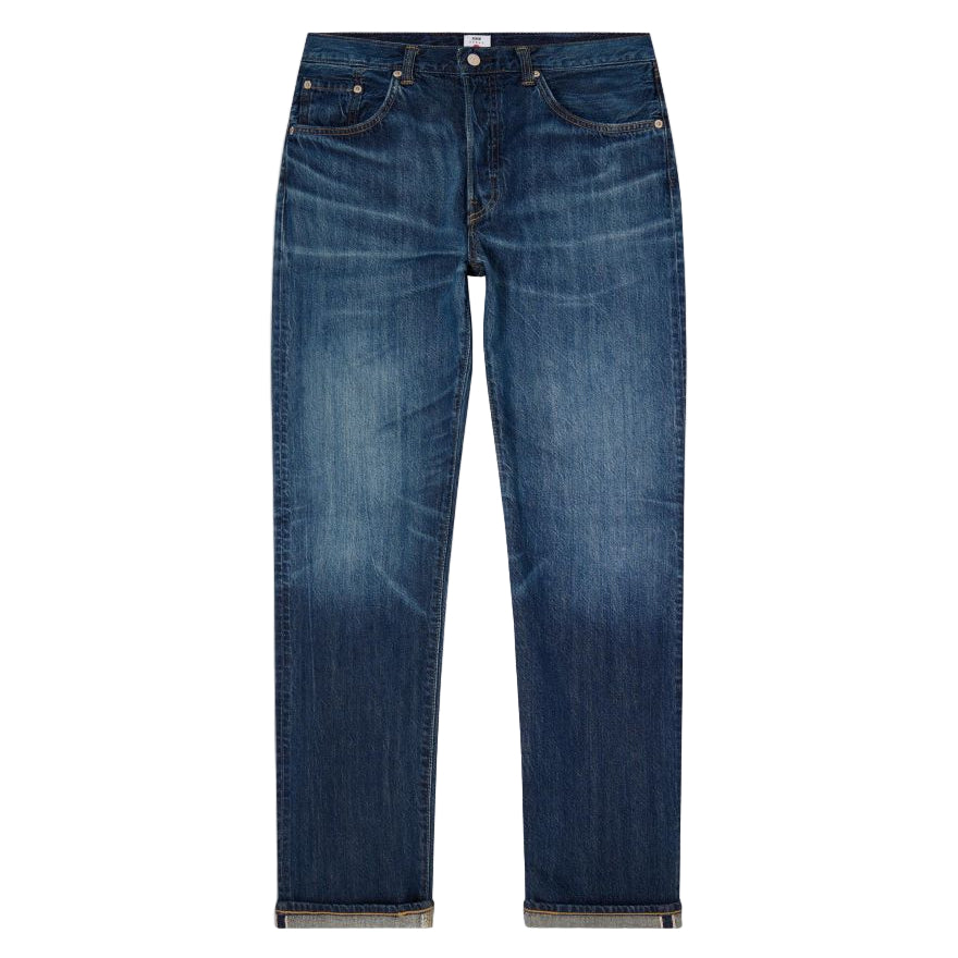 Edwin Regular Straight Kaihara Indigo Blue Dark Used