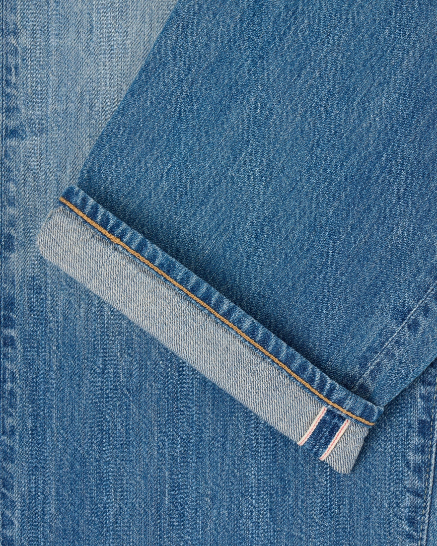 Edwin Loose Fit Kaihara Indigo Lightweight Red Selvage Blue Light Used