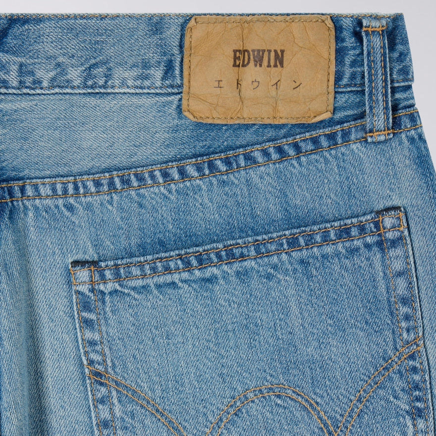 Edwin Loose Fit Kaihara Indigo Lightweight Red Selvage Blue Light Used