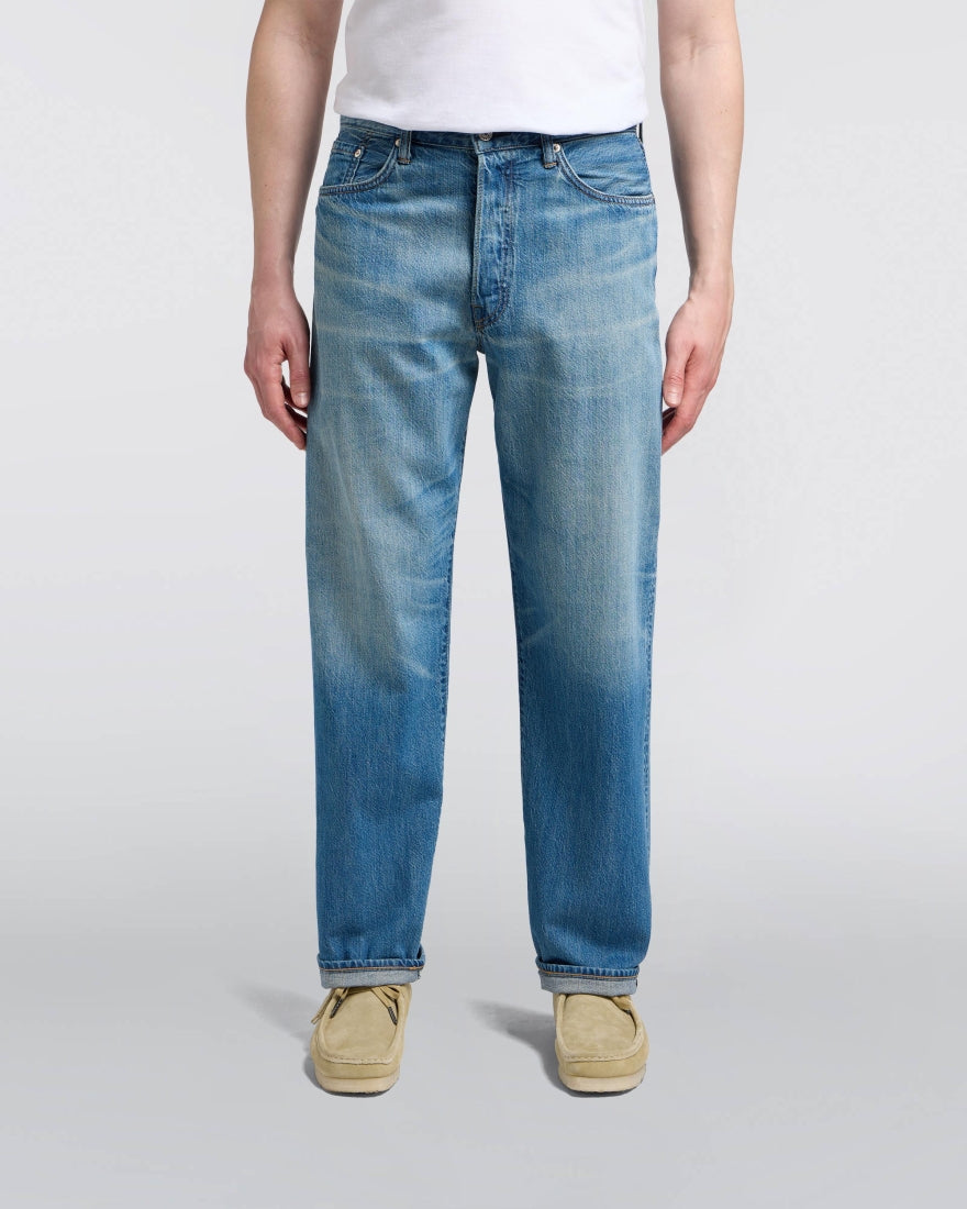 Edwin Loose Fit Kaihara Indigo Lightweight Red Selvage Blue Light Used