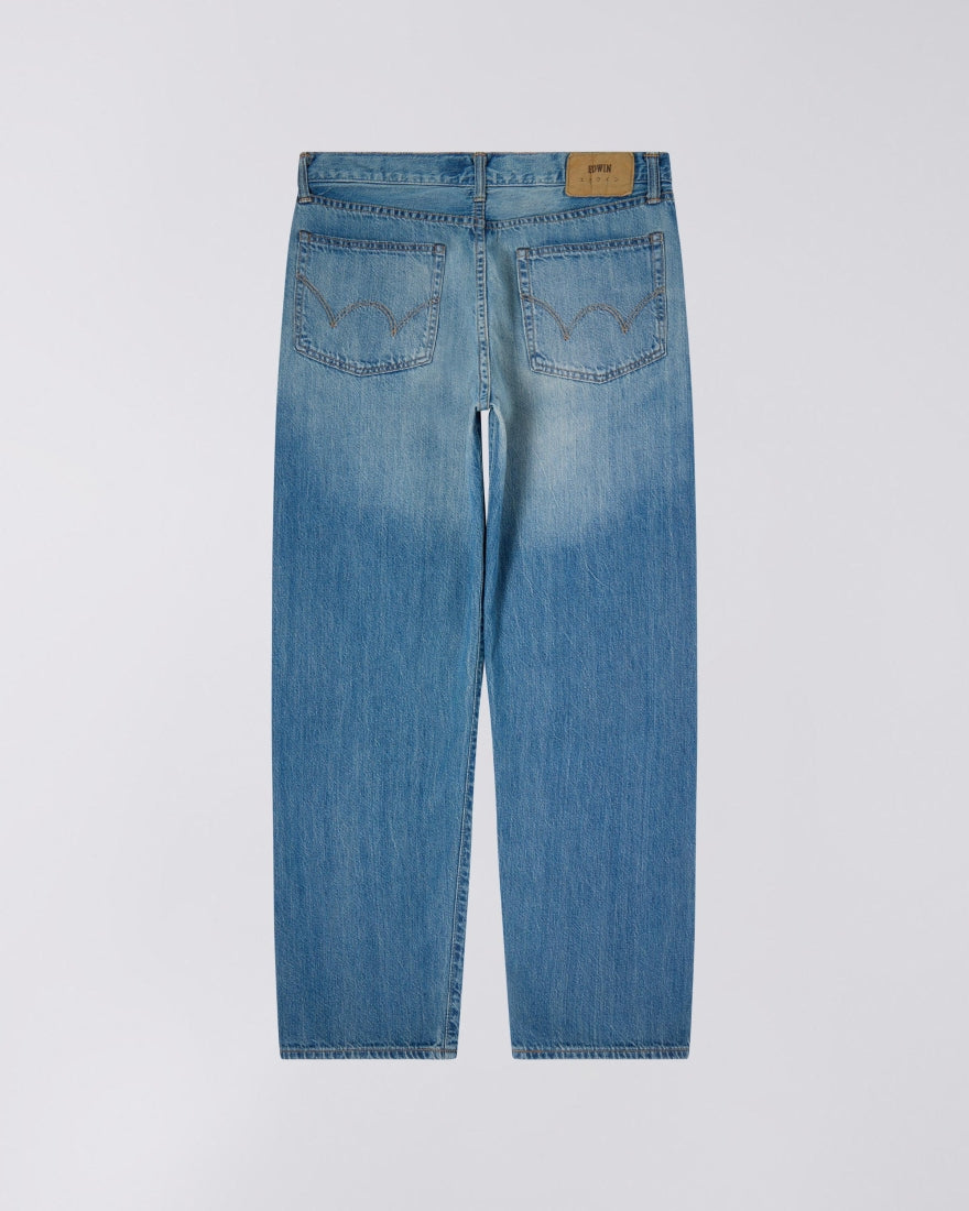 Edwin Loose Fit Kaihara Indigo Lightweight Red Selvage Blue Light Used