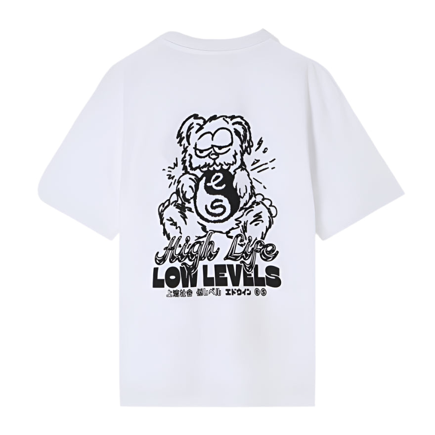 Edwin Ramen High Bear T-Shirt White