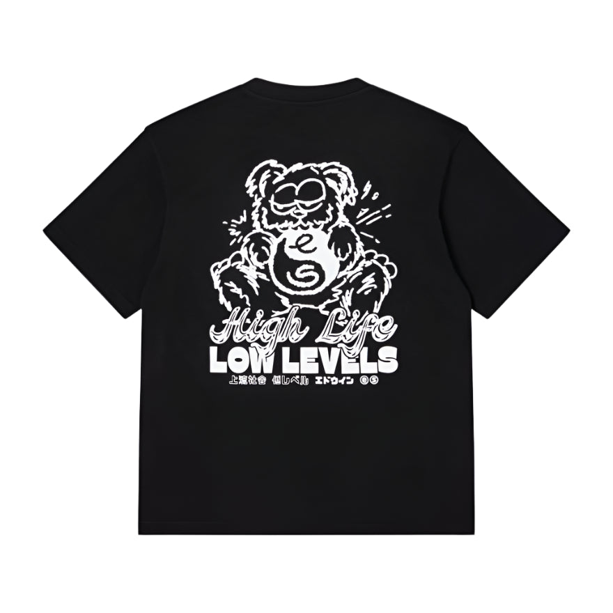 Edwin High Bear T-Shirt Black