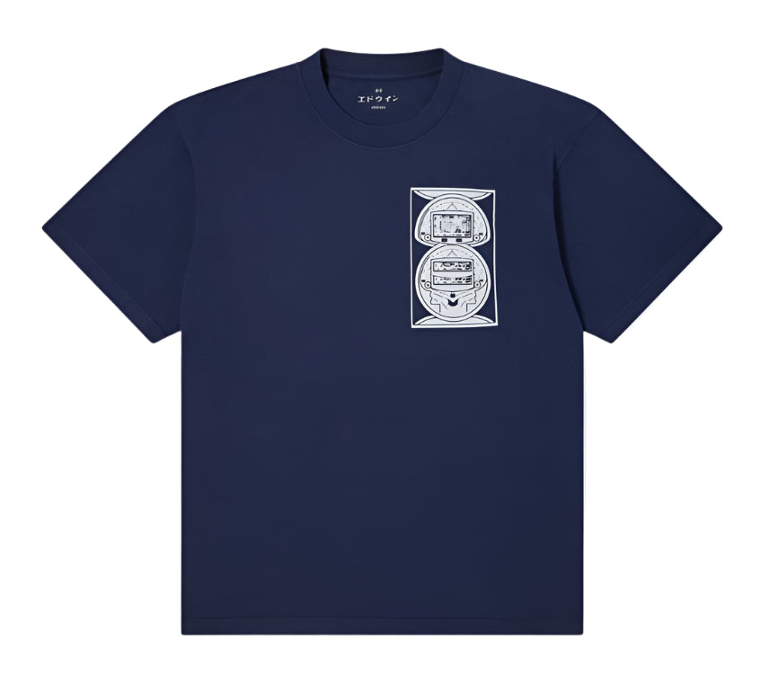 Edwin Slot Machine T-shirt Maritime Blue