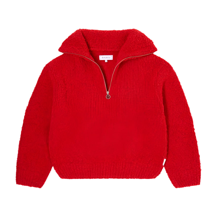 Edwin W' Neva Sweater Fiery Red