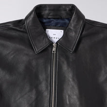 Load image into Gallery viewer, Edwin Fix Leather Jacket Black
