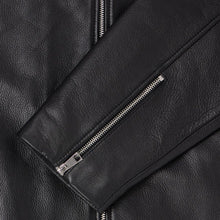 Load image into Gallery viewer, Edwin Fix Leather Jacket Black
